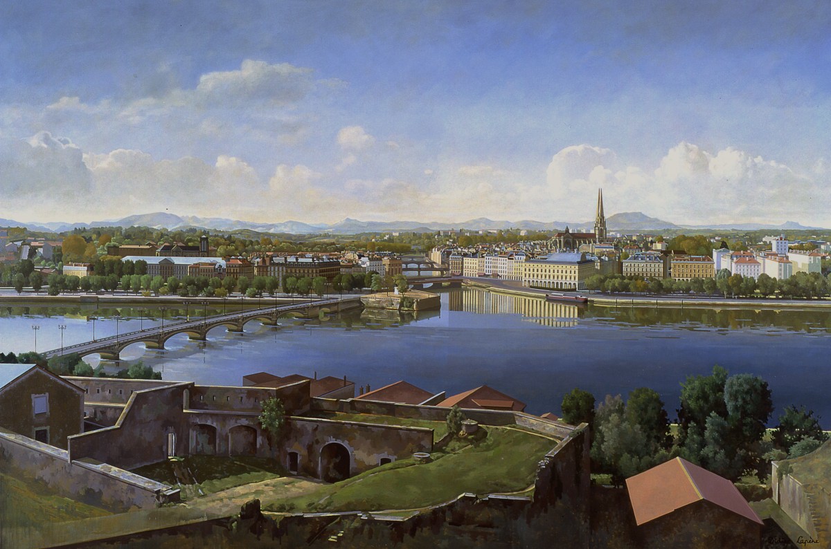 Didier Lapène Vue de Bayonne Musée Bonnat